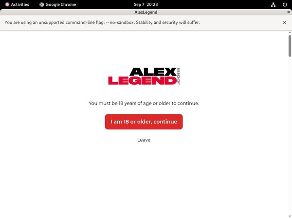 Alex Legend Websites