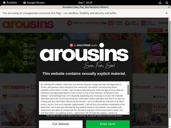 Arousins Webbilling