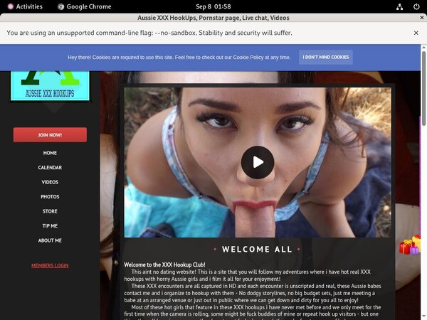 AussieXXXHookUps Limited Sale