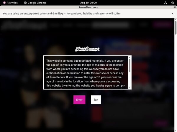 Buy James Deen Account