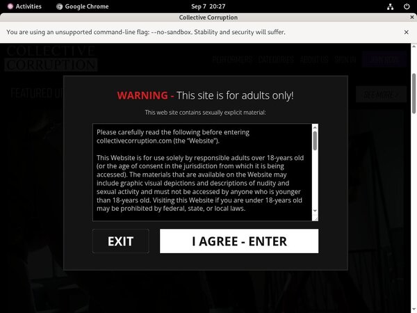 Collectivecorruption Login Information