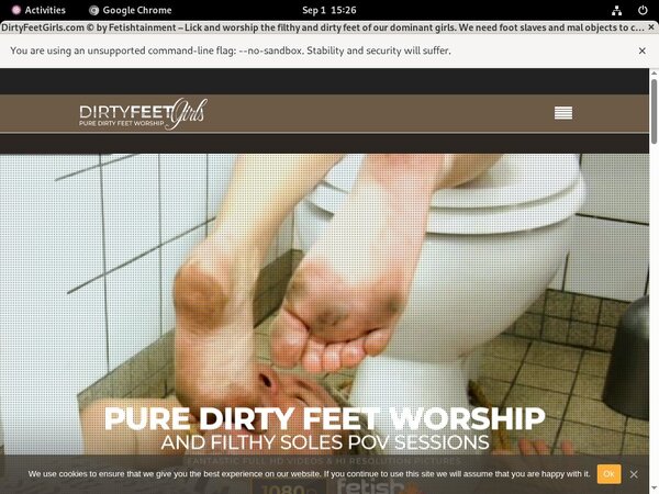 Dirty Feet Girls Membership Deal