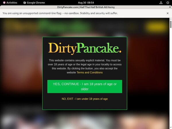 Dirty Pancake New Account