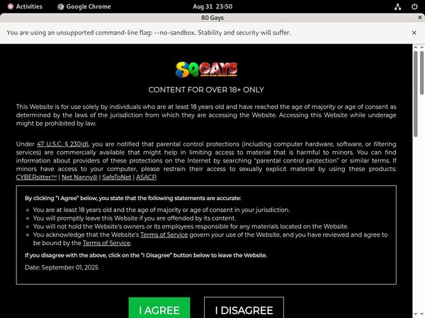 Discount 80gays Trial Membership