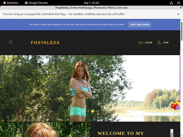 FoxyAleksa Register