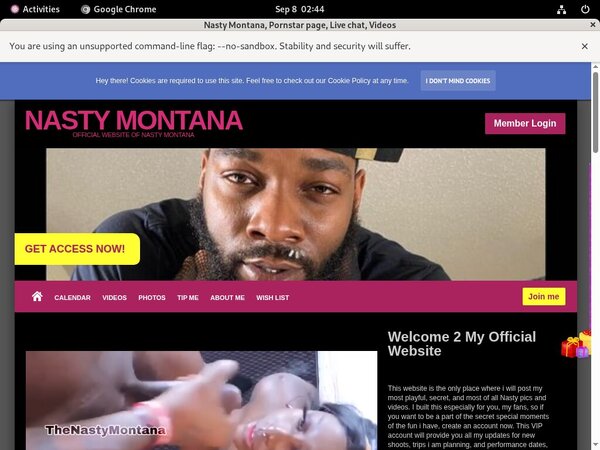 Free Nastymontana.com Account Login