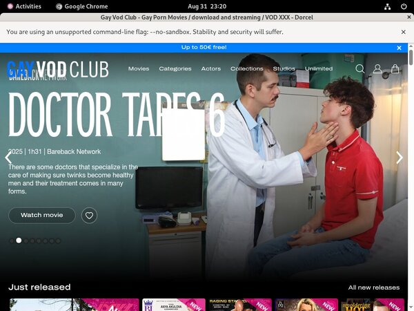 Gayvodclub.com Join Page
