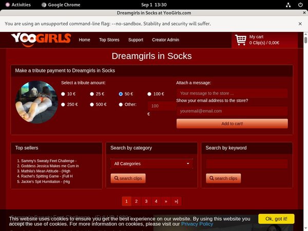 How To Get Free Dreamgirls In Socks Account