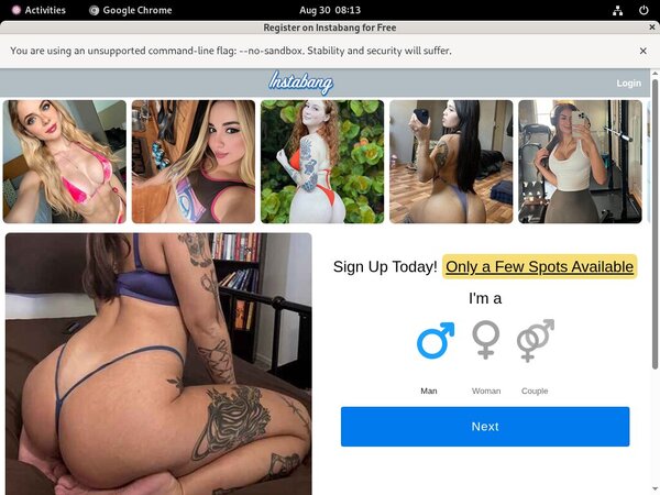 Instabang Codes