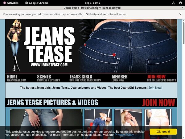 Jeanstease Member Access