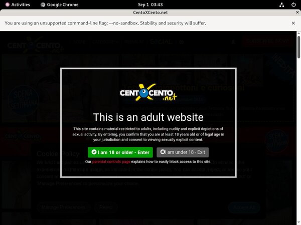 Join Centoxcento.net With Paypal