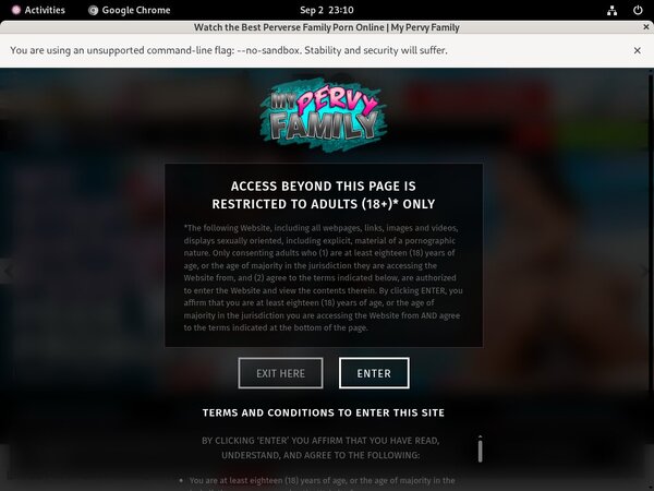 Mypervyfamily One Year