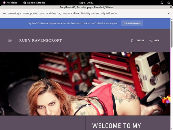 RubyRaven69 User Name Password