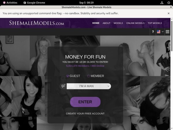 Shemale Models Trial Promo