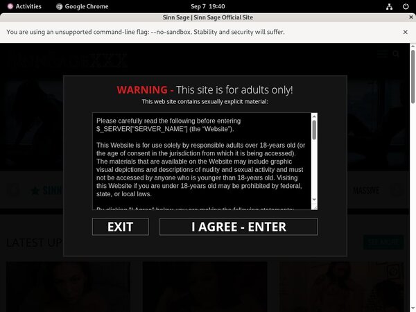 Sinnsagexxx.com Account Password