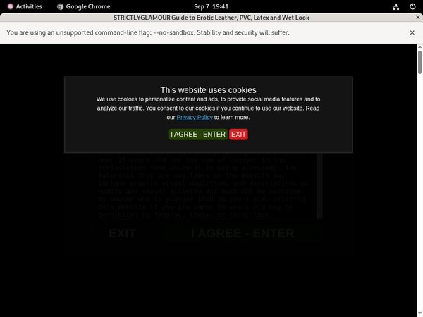 Strictlyglamour.com With Iphone