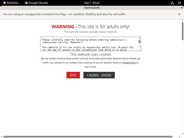 Submissivex.com Paypal Trial