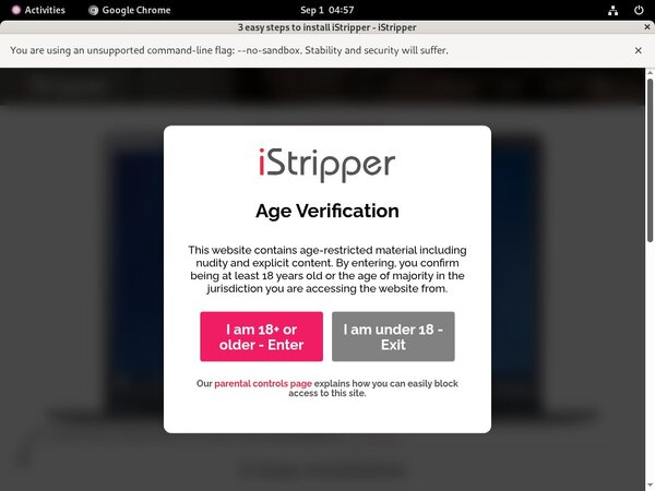 Twitter Istripper.com