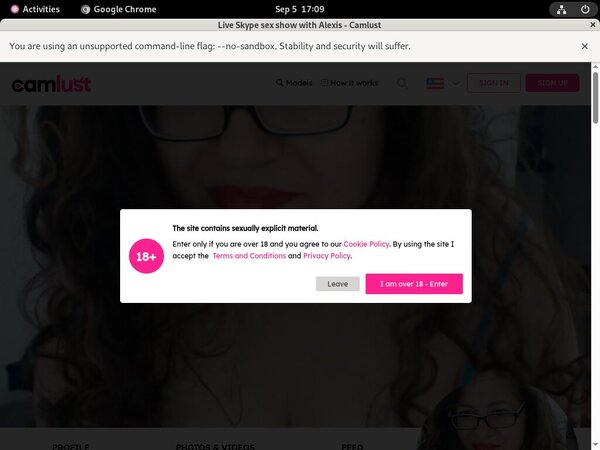 Username And Password For Camlust.com