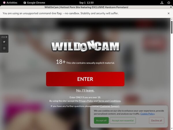 Wild On Cam Free Trial Tour