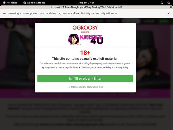 Working Krissy4u.com Login