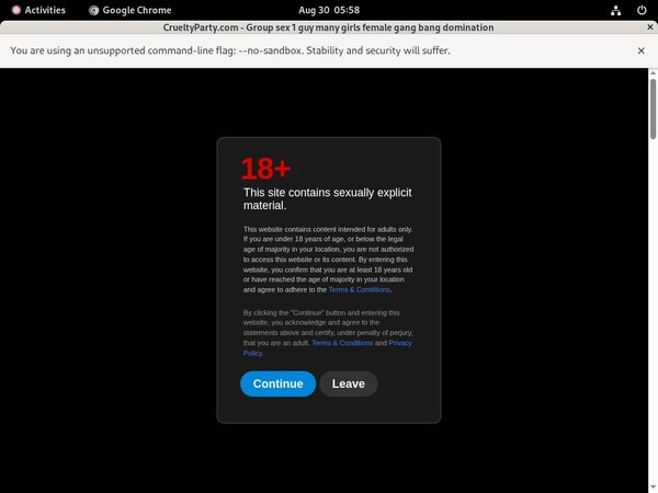 Account Premium Crueltyparty.com