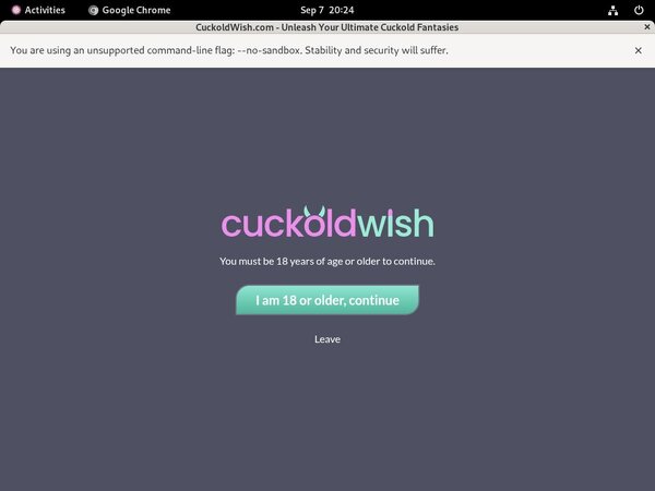 Cuckold Wish User Name Password