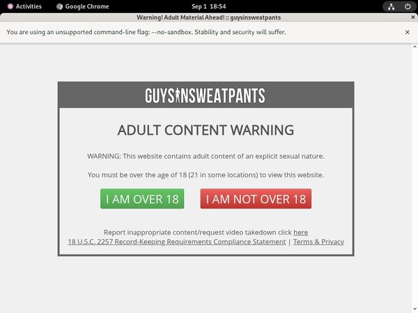 Guysinsweatpants.com Acc Free