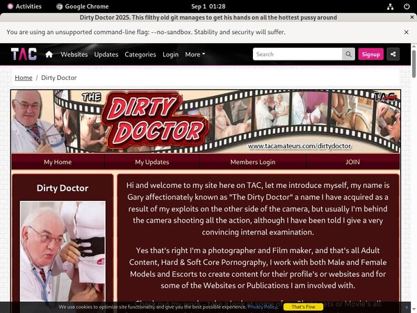 Login To Dirty Doctor Free