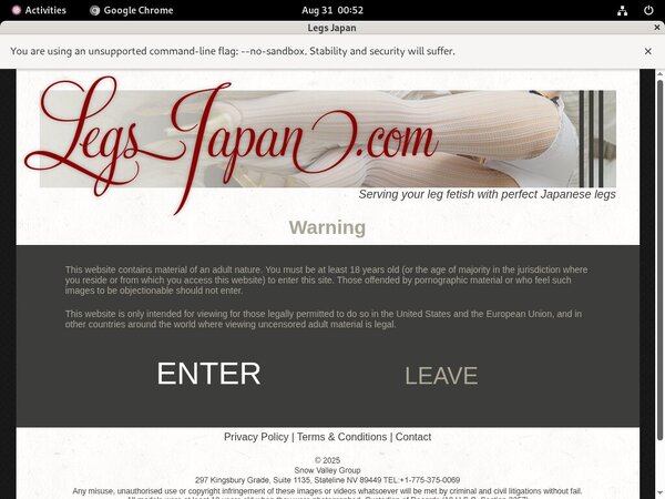 Discount Legs Japan Code