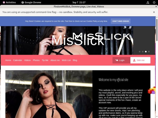 FindomMisSlick Passworter