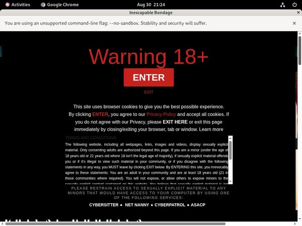 Inescapable Bondage Discount Site